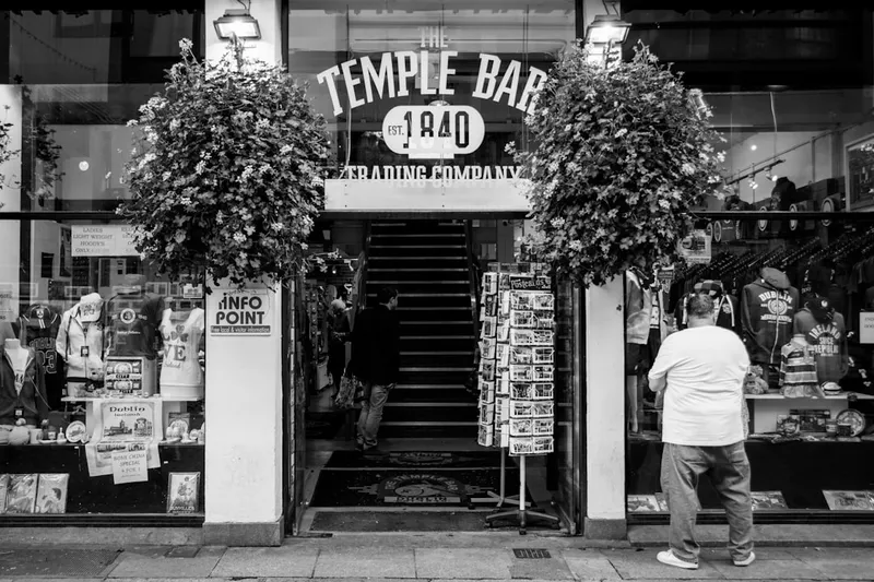 Temple Bar-butikerna