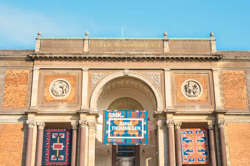 SMK Statens Museum for Kunst stora glasrundan och danska konstsamlingar