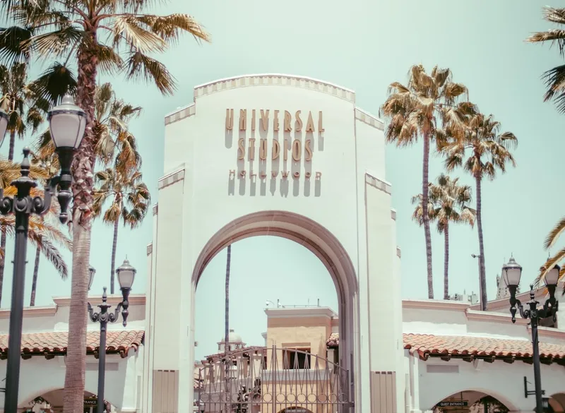 Universal Studios Hollywood med Wizarding World of Harry Potter och Hogwarts-slottet