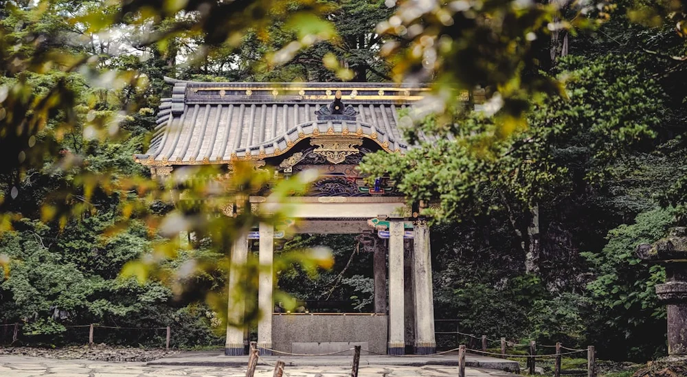 Nikko tempelkomplex Japan ornamenterat