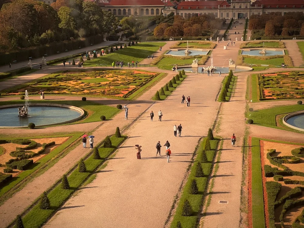 Augarten Wien barockträdgård