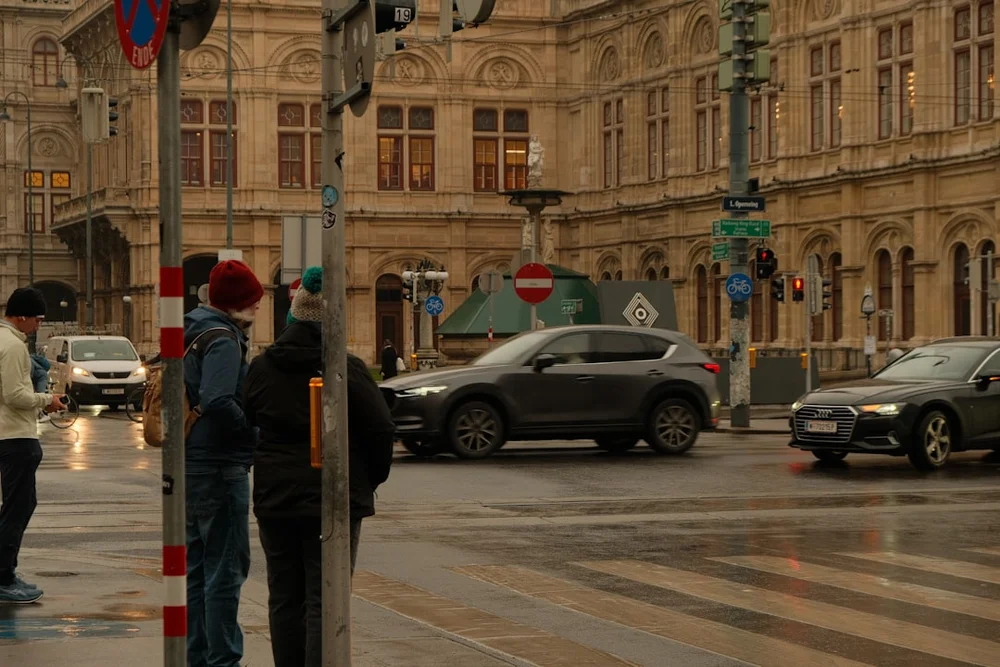 Graben Wien gågata och Pestsäulen